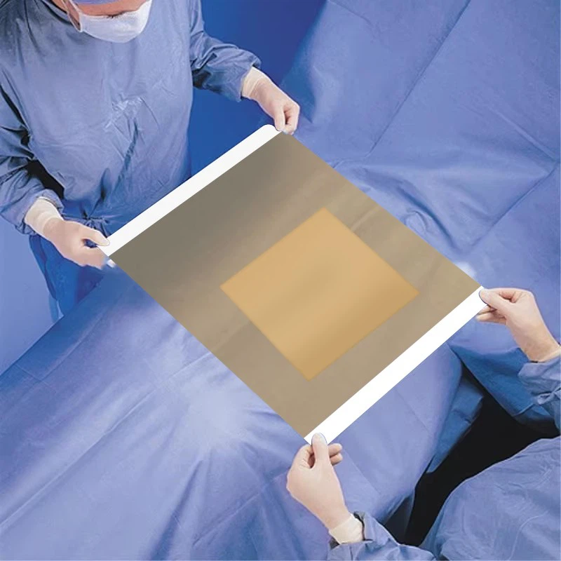Medical Protective Film Dressing Surgical Sterile Incise Drape With Iodine